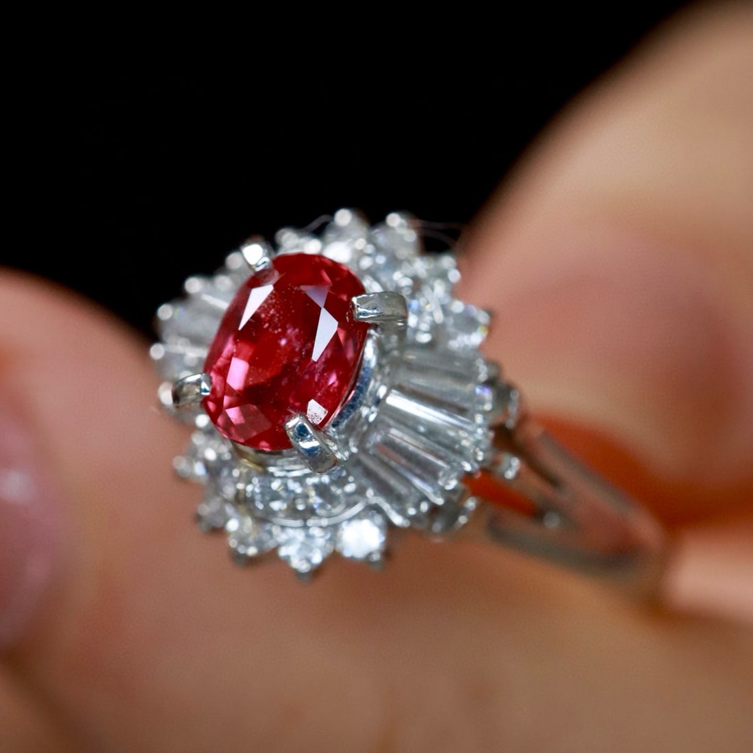 14k Gold 1.05 Ctw Natural Ruby & Diamond Ring - 4