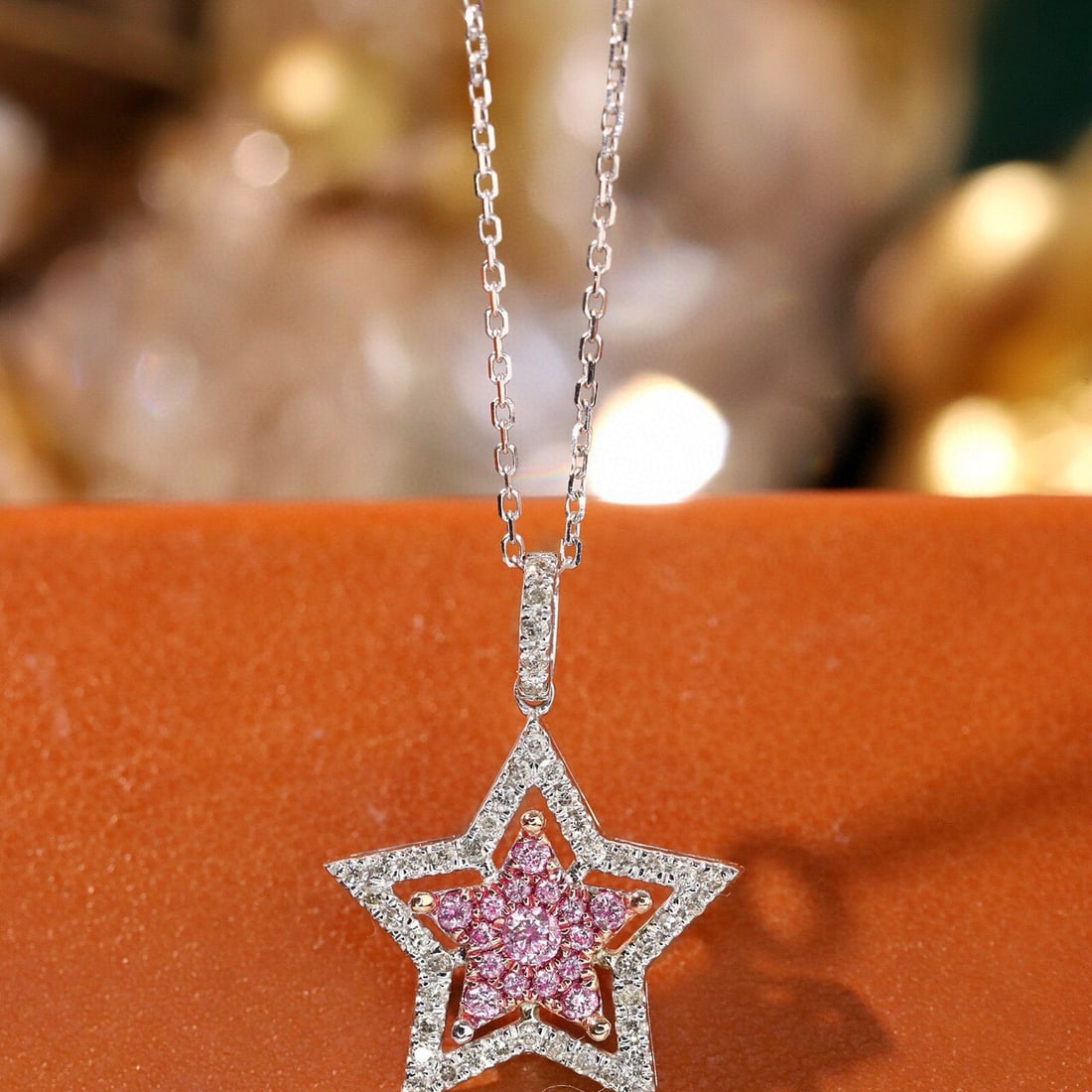 14k Gold 0.40 Ct Natural H Diamond Necklace: Ref:231059171 // gold content:14k gold // main gemstone:diamond // shape:round // carat weight:0. 40ct // clarity grade:vs-si // color:h // treatment:natural // cut grade:g // Condition: NewLow