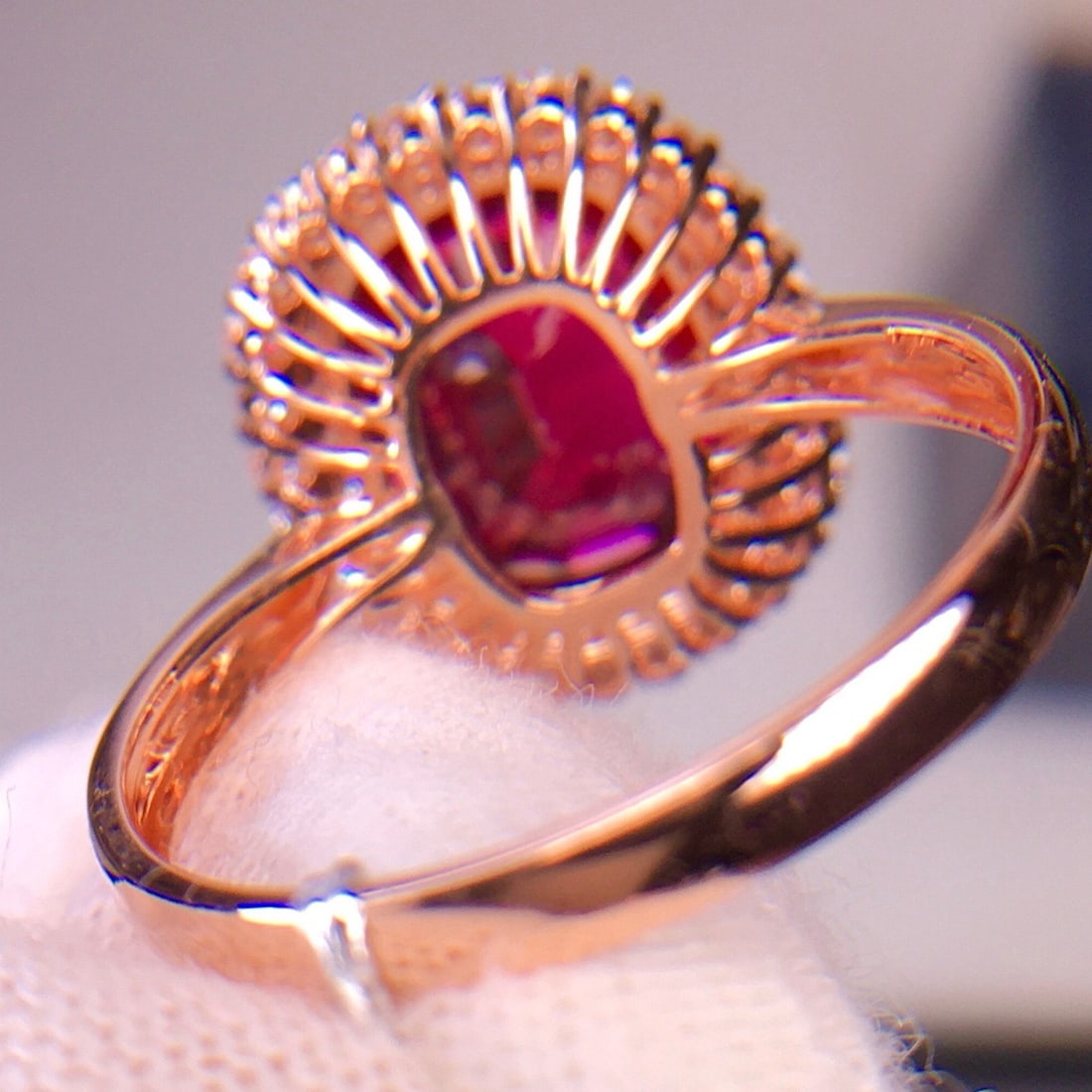 14k Gold 3.2 Ct Natural Tourmaline & Diamond Ring - 7