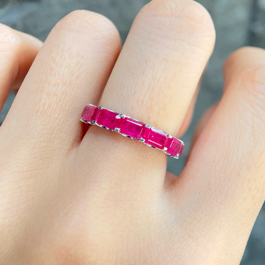 14k Gold 5.88 Ct Natural Ruby Ring - 3