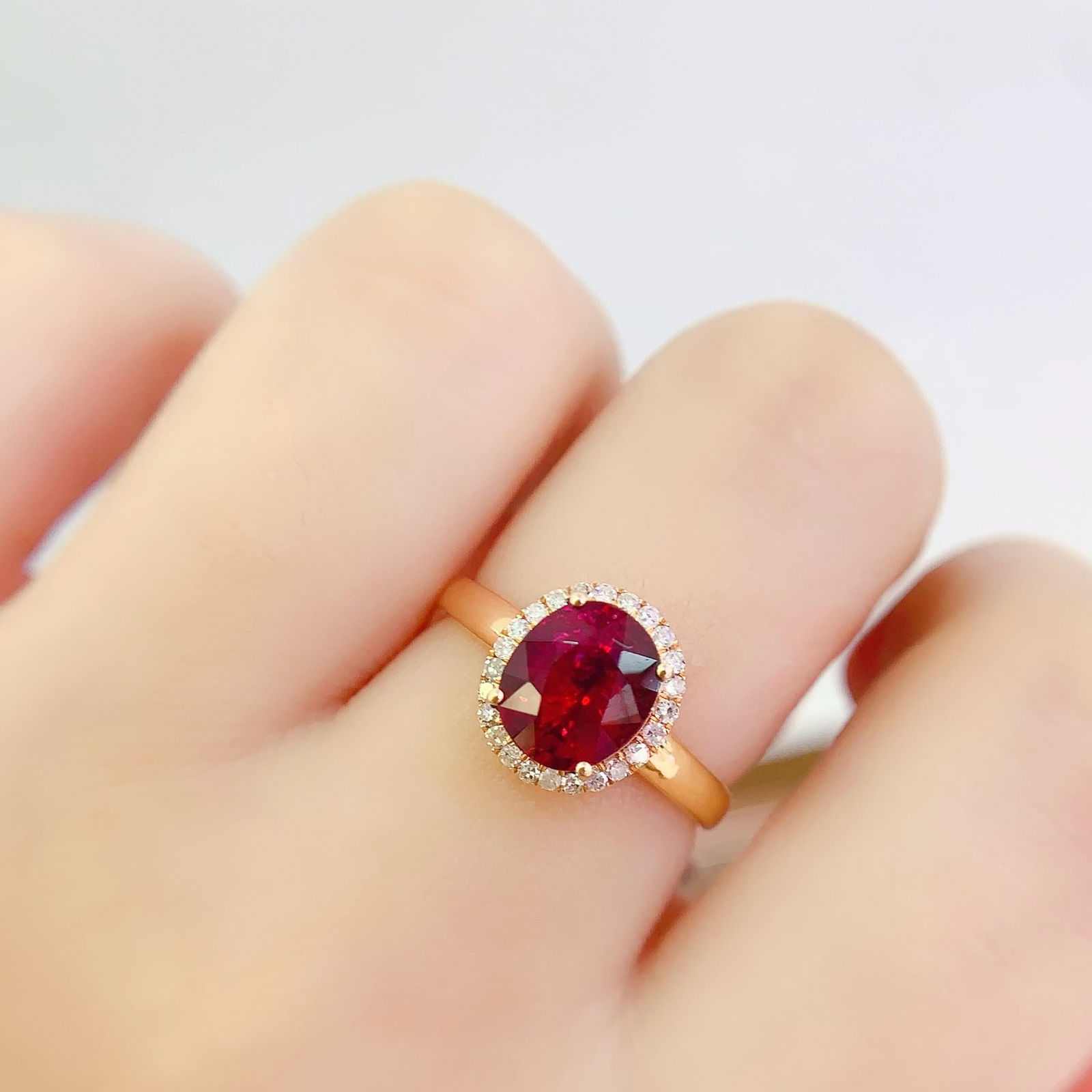 14k Gold 2.35 Ct Natural Tourmaline & Diamond Ring - 6