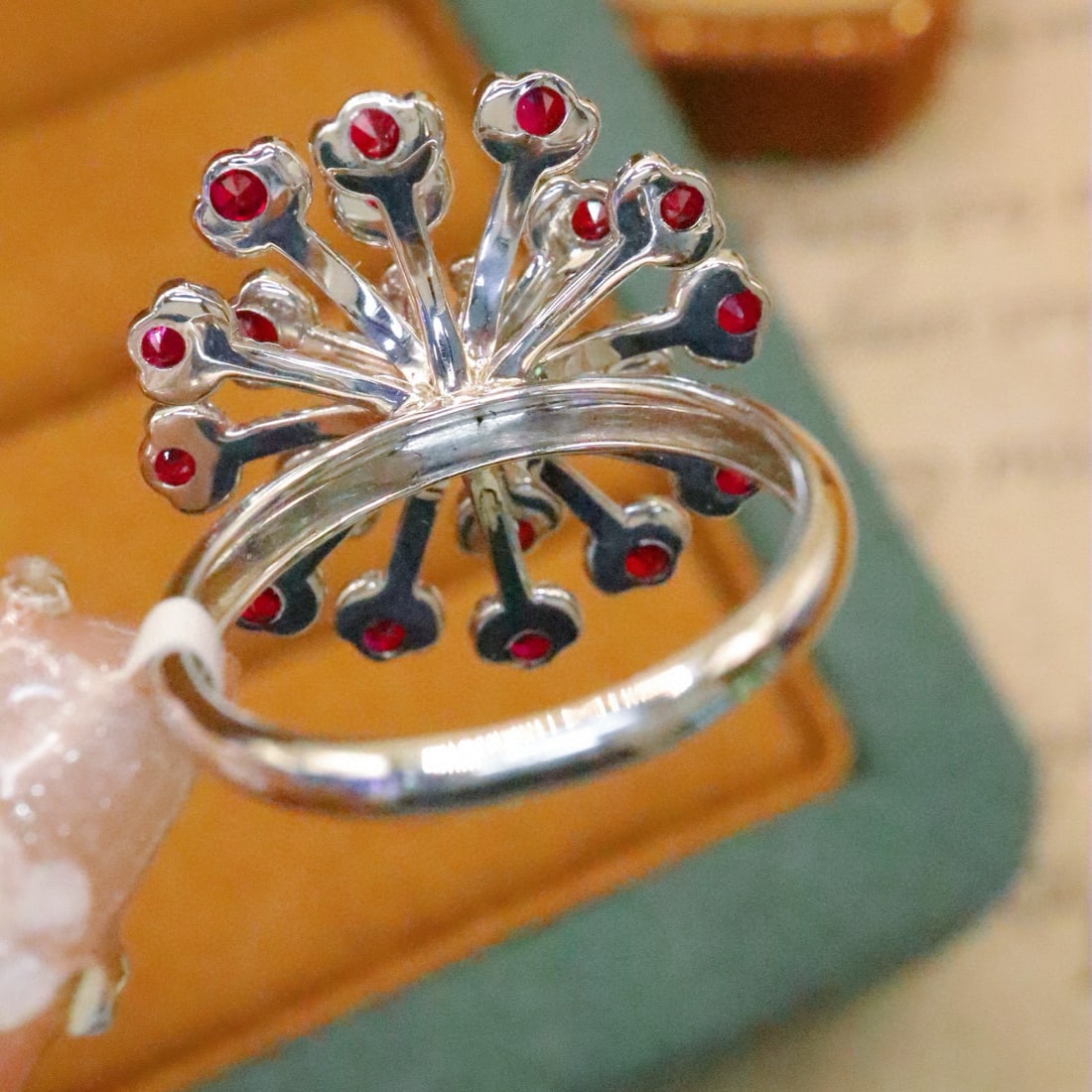 14k Gold 1.81 Ctw Natural Ruby & Diamond Ring - 5