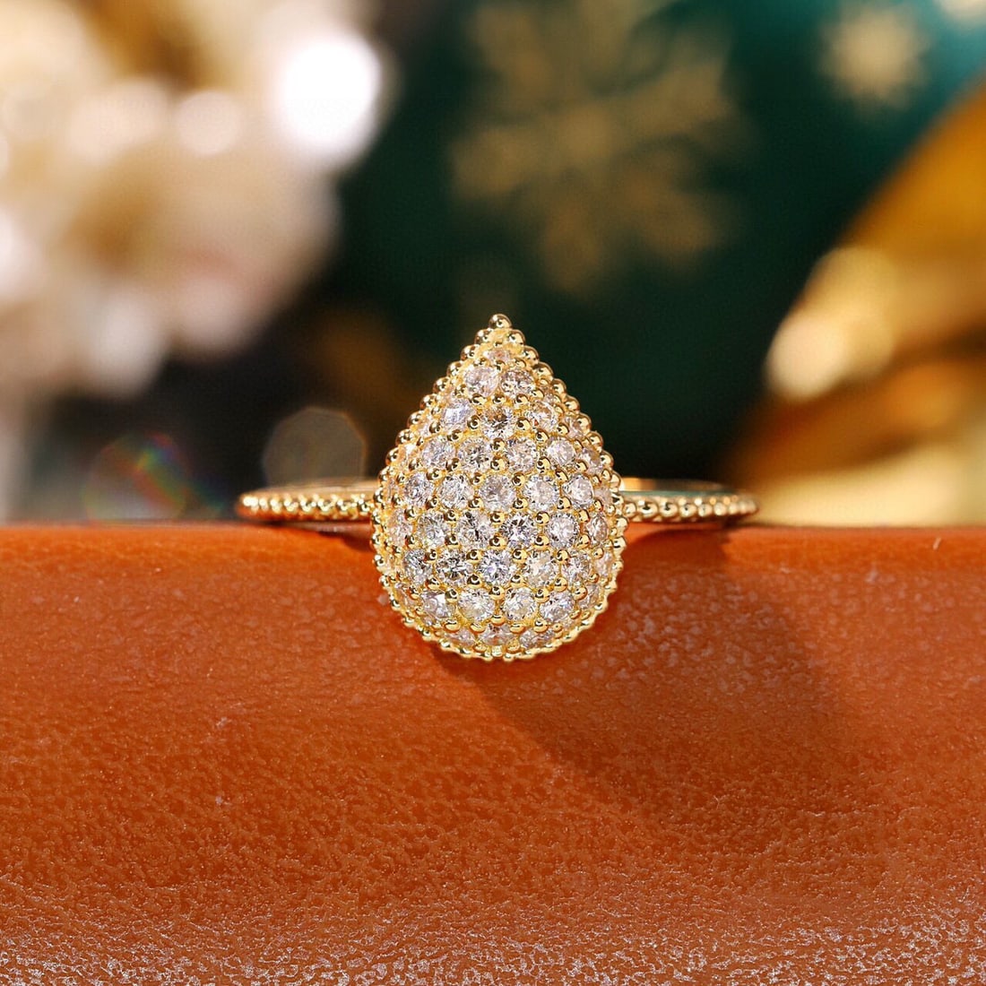 14k Gold 0.52 Ct Natural H Diamond Ring: Ref:231061209 // gold content:14k gold // ring size:7. 25us // // main gemstone:diamond // shape:round // carat weight:0. 52ct // clarity grade:vs-si // color:h // treatment:natural // cut grade:g //