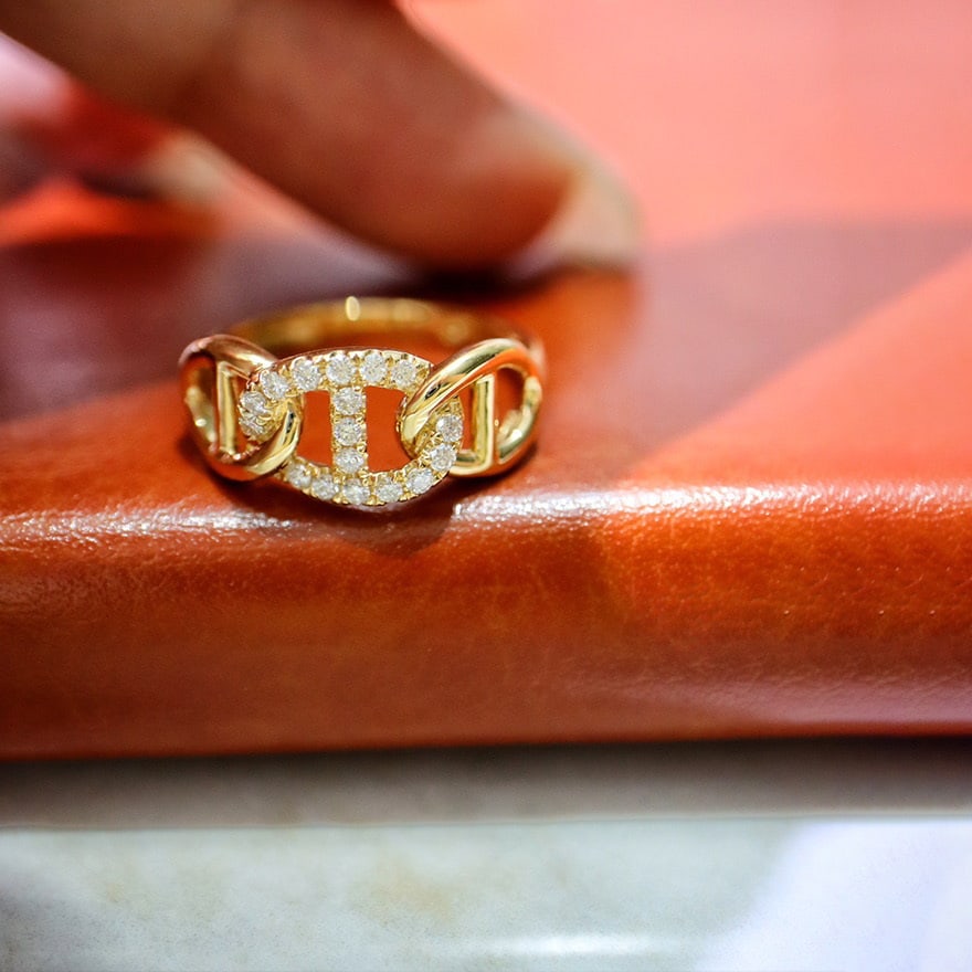 14k Gold 0.25 Ct Natural H Diamond Ring (1 of 10)