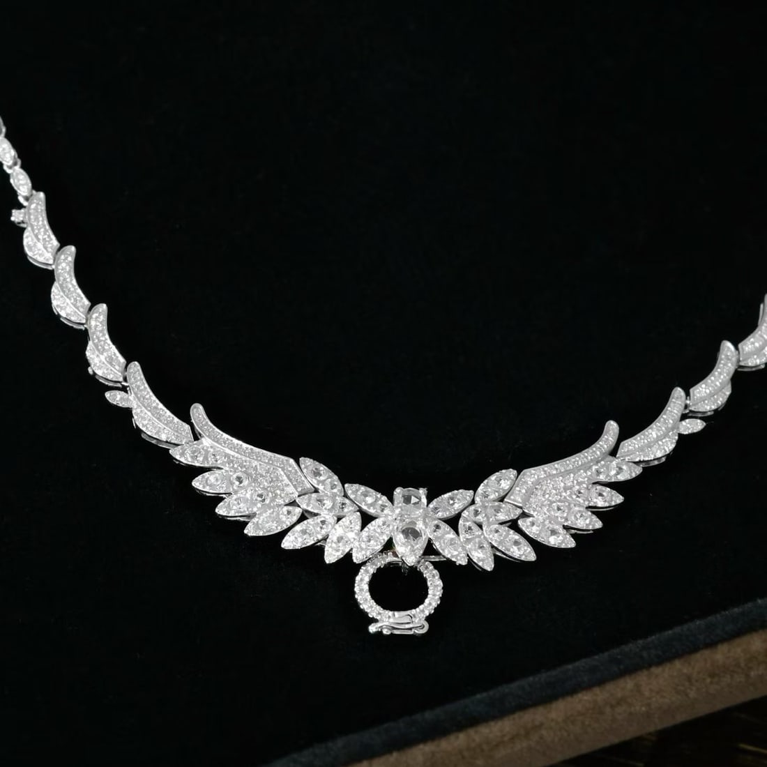 14k Gold 2.18 Ctw Natural Sapphire & Diamond Necklace - 3
