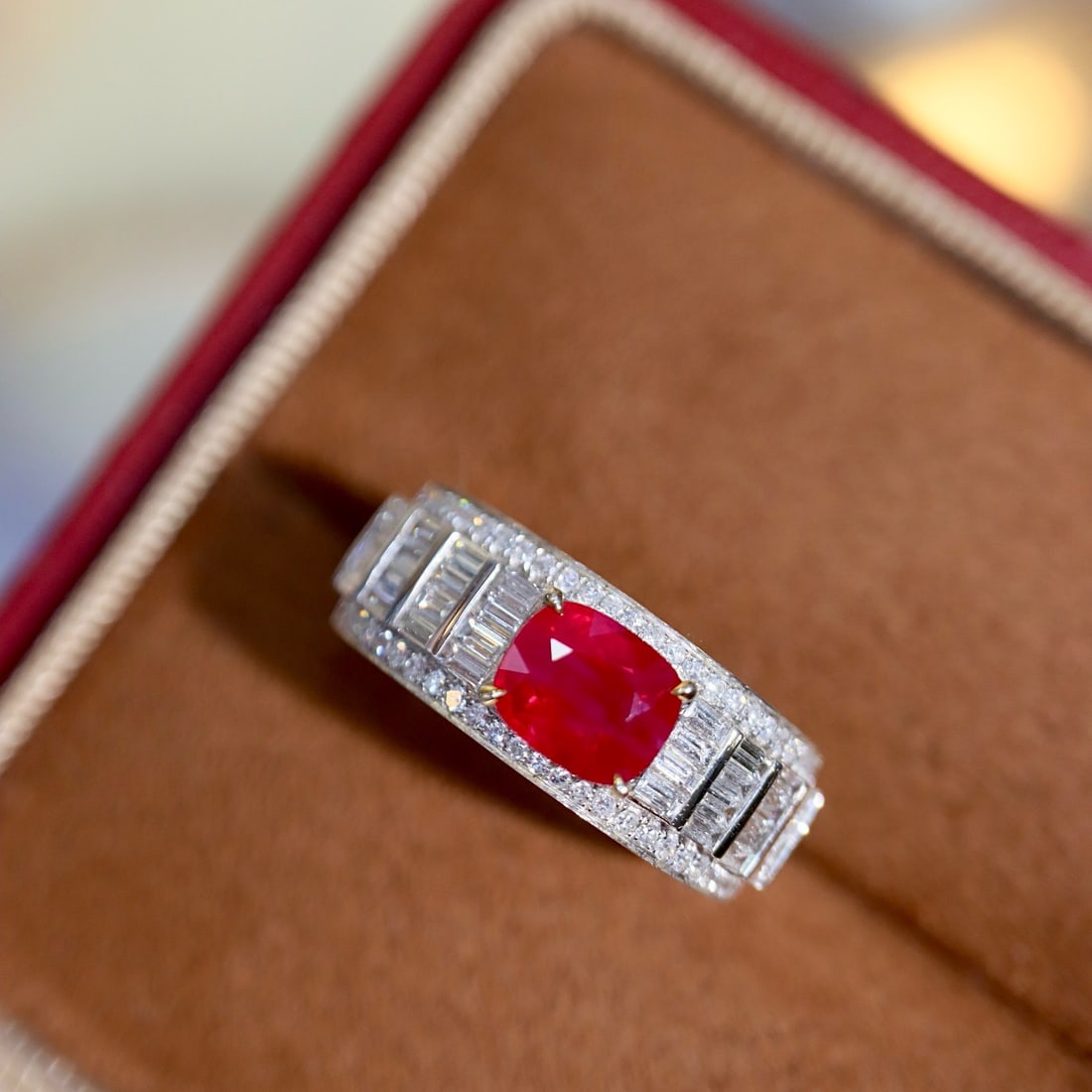 14k Gold 1.78 Ctw Natural Ruby & Diamond Ring - 5