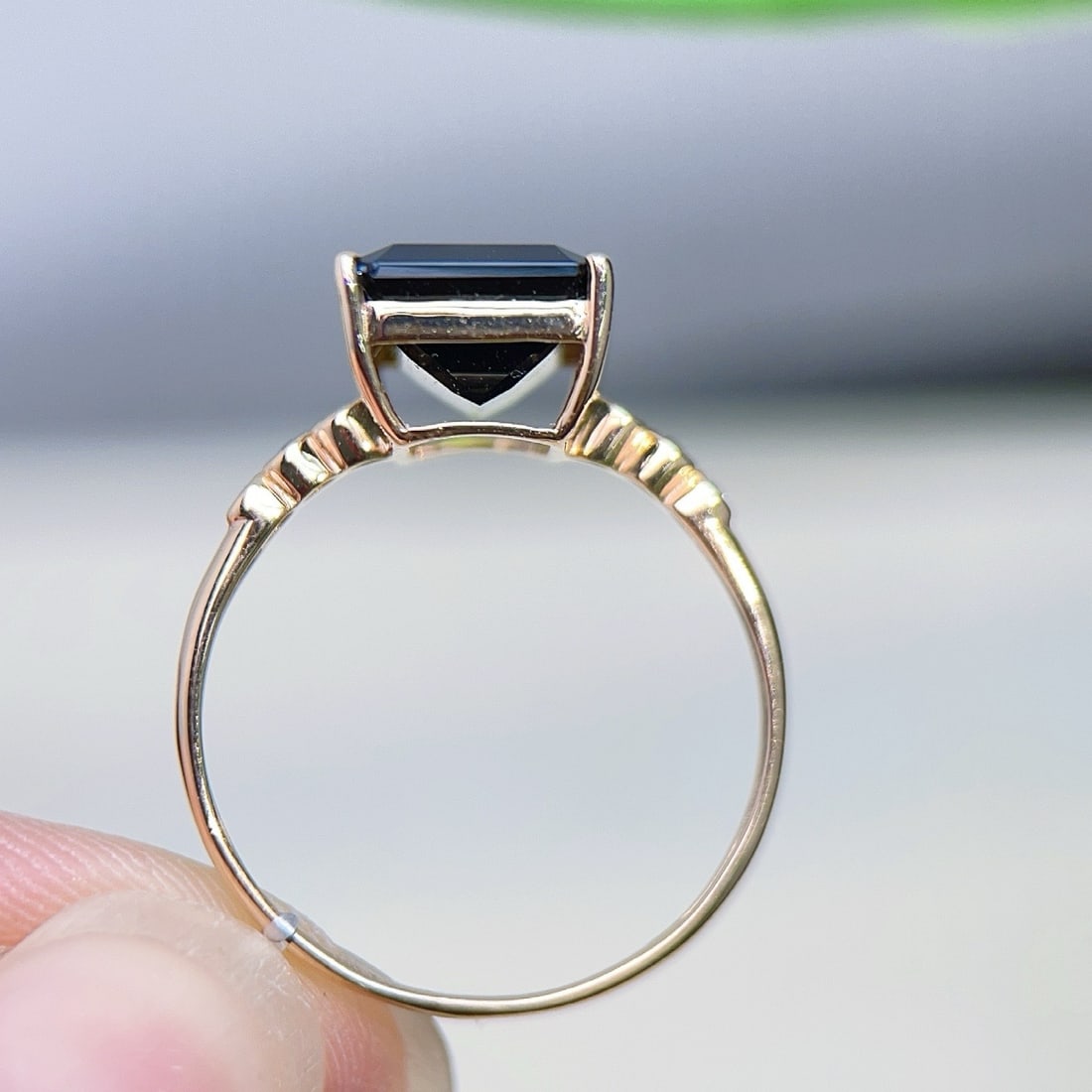 14k Gold 3.43 Ctw Natural Tourmaline & Diamond Ring - 5