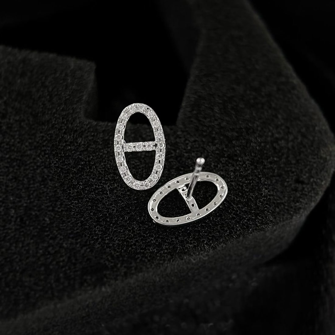 14k Gold 0.26 Ct Natural H Diamond Earrings - 3