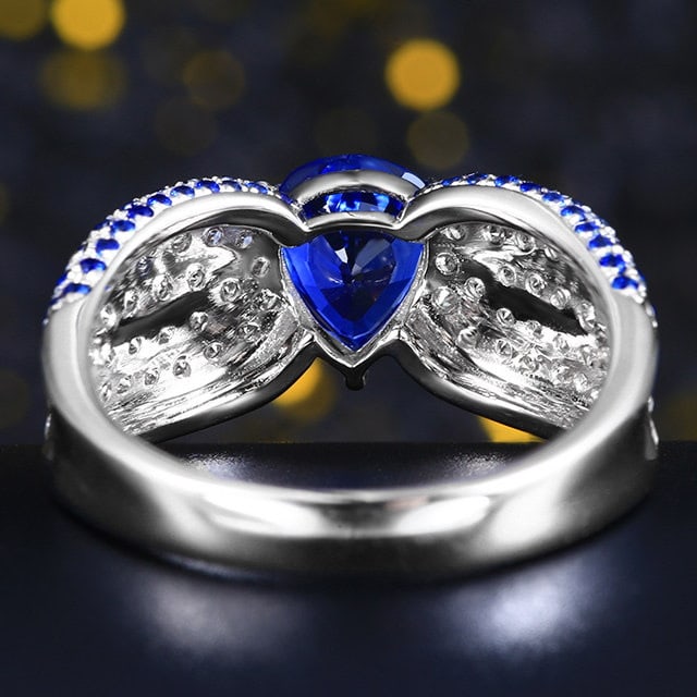 14k Gold 1.87 Ctw Natural Sapphire & Sapphire Ring - 4