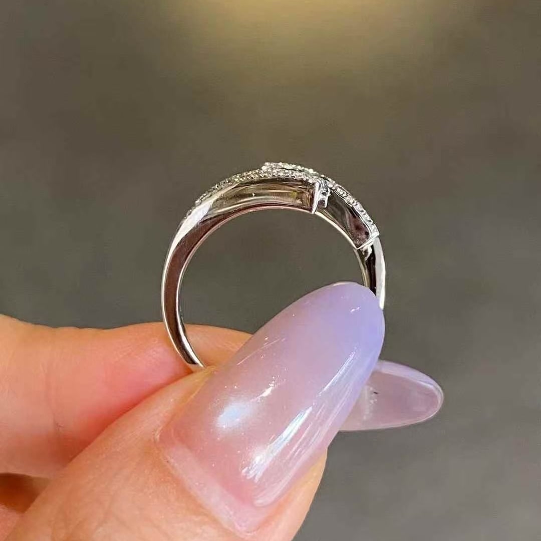 14k Gold 1 Ct Natural Emerald & Diamond Ring - 2