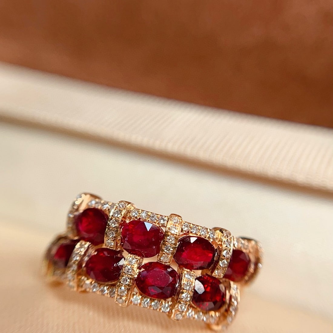 14k Gold 2.30 Ct Natural Ruby & Diamond Ring - 3