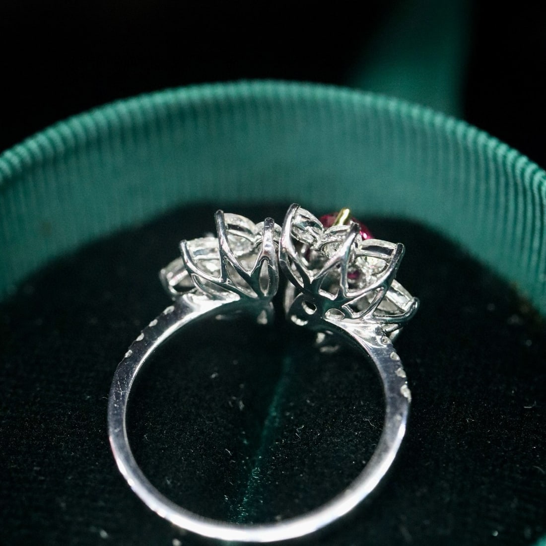 14k Gold 1.11 Ctw Natural Ruby & Diamond Ring - 4