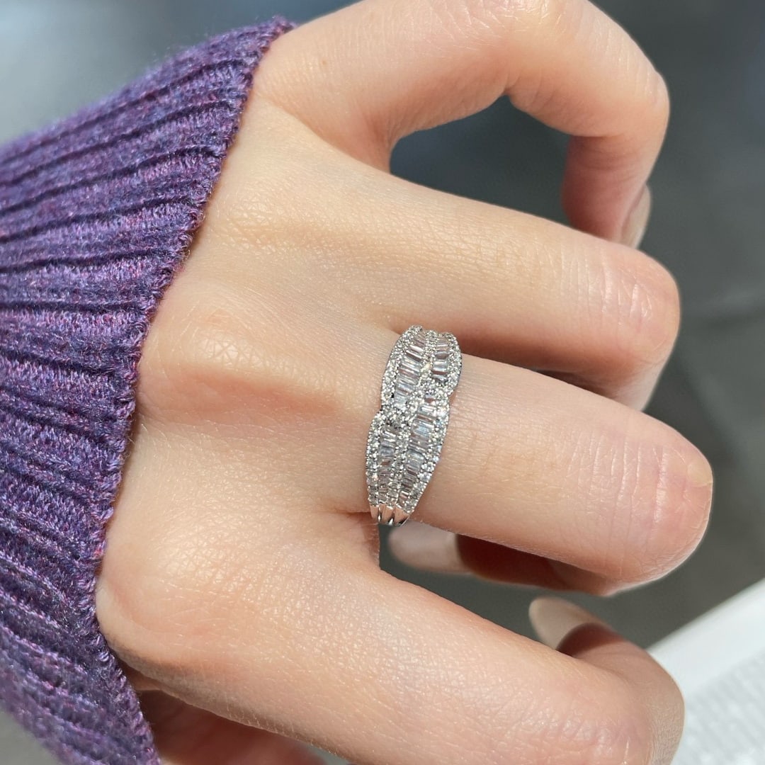 14k Gold 0.5 Ct Natural H Diamond Ring (1 of 6)