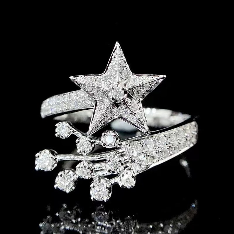 14k Gold 0.4 Ct Natural H Diamond Ring: Ref:231065188 // gold content:14k gold // ring size:7. 25us // // main gemstone:diamond // shape:round // carat weight:0. 4ct // clarity grade:vs-si // color:h // treatment:natural // cut grade:g