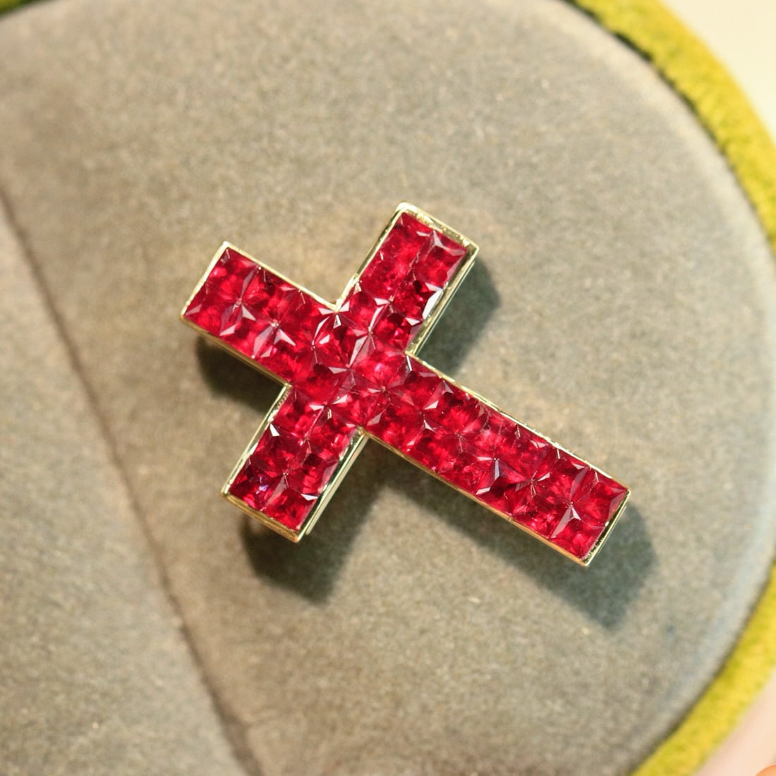 14k Gold 2.31 Ct Natural Ruby Pendant( Without Chain ) - 4