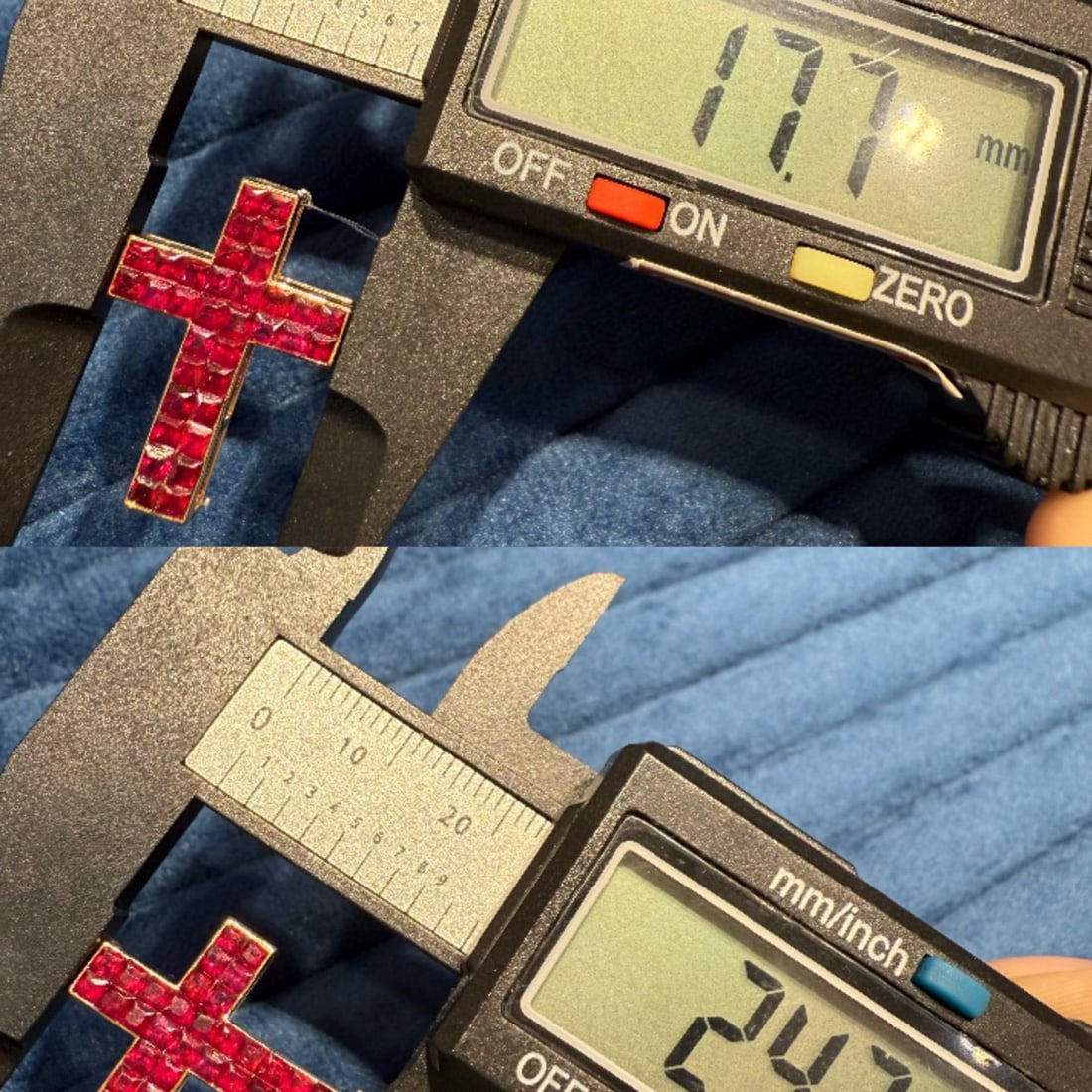 14k Gold 2.31 Ct Natural Ruby Pendant( Without Chain ) - 6