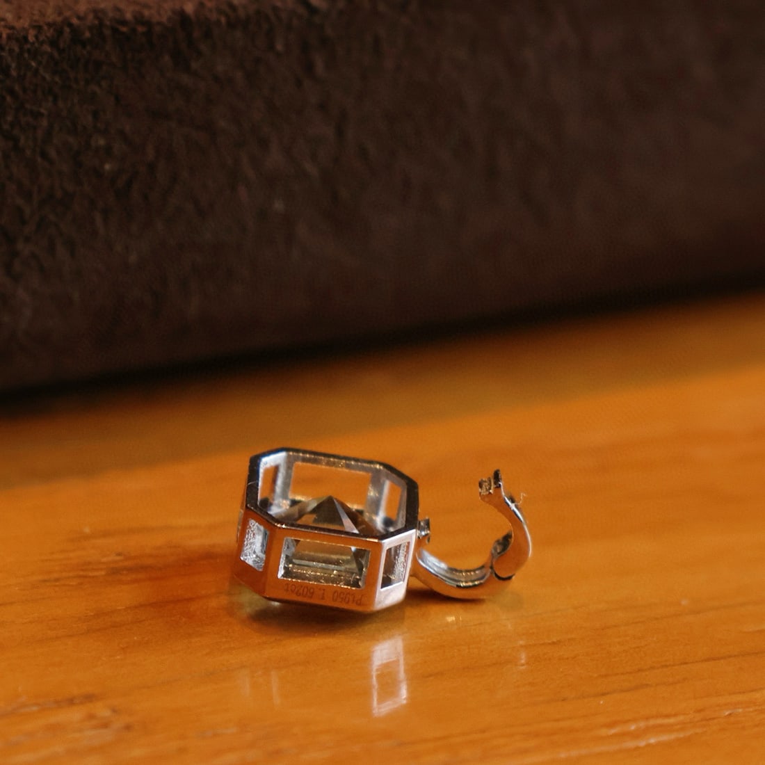 14k Gold 1.6 Ct Natural Aquamarine Pendant( Without Chain ) - 4