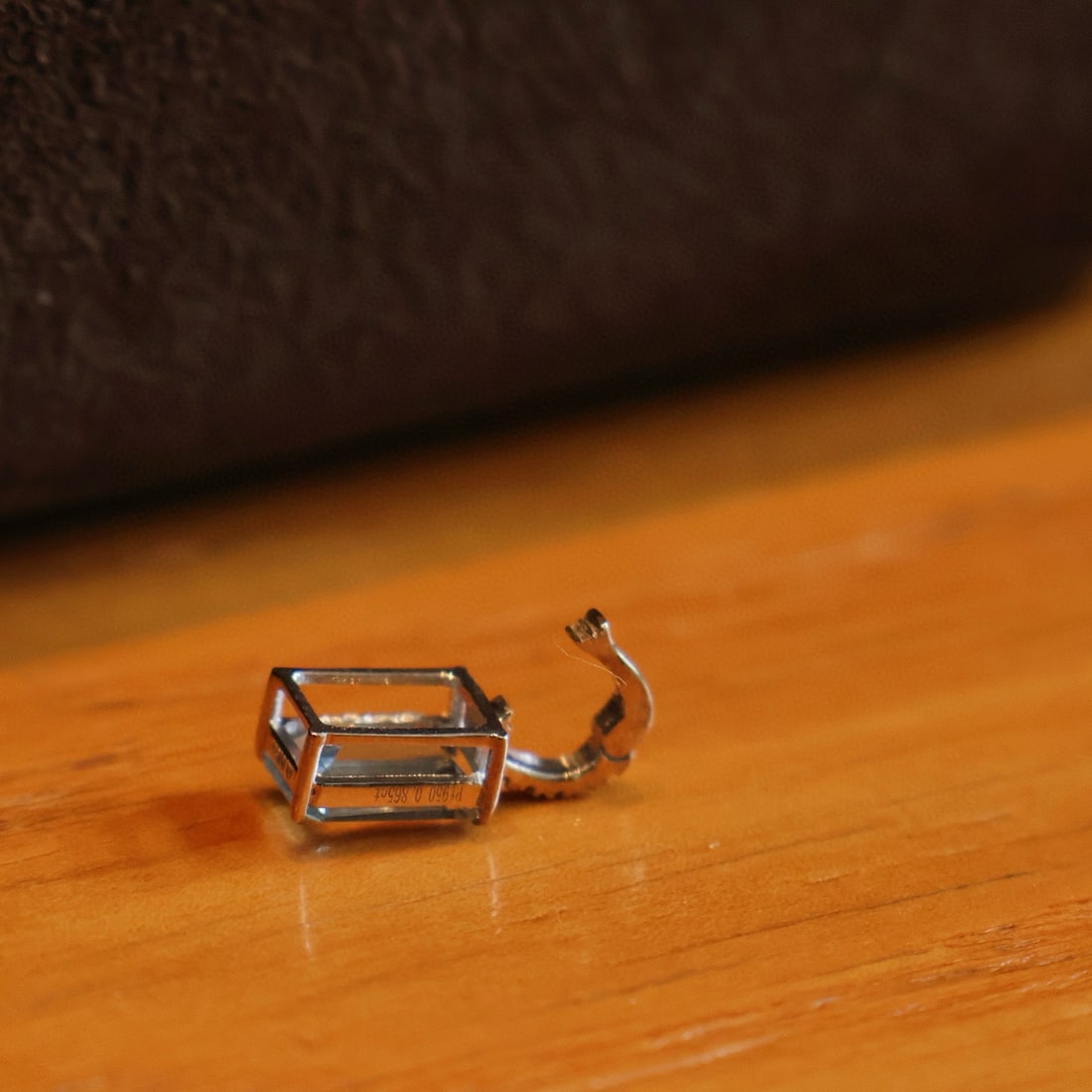 14k Gold 0.85 Ct Natural Aquamarine & Diamond Pendant( Without Chain ) - 5