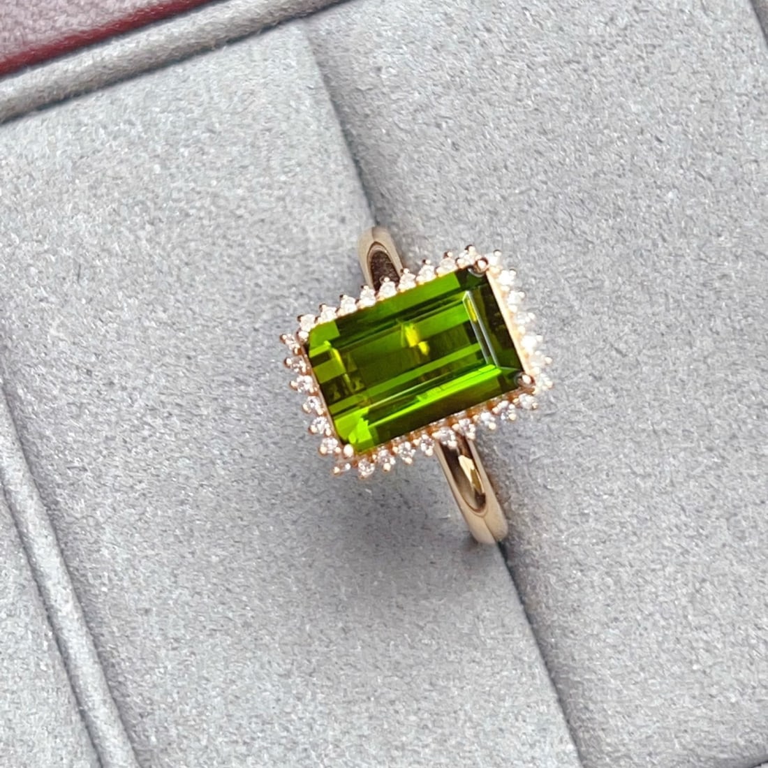 14k Gold 3.61 Ctw Natural Tourmaline & Diamond Ring - 2