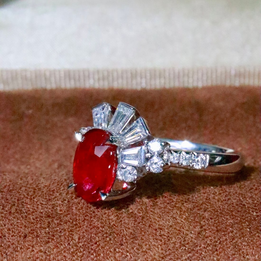 14k Gold 2.59 Ctw Natural Ruby & Diamond Ring - 2