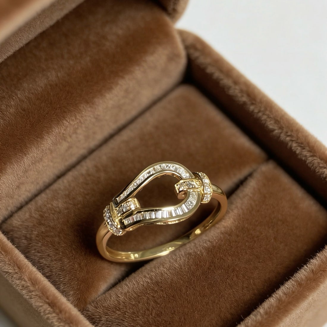 14k Gold 0.35 Ct Natural H Diamond Ring (1 of 7)