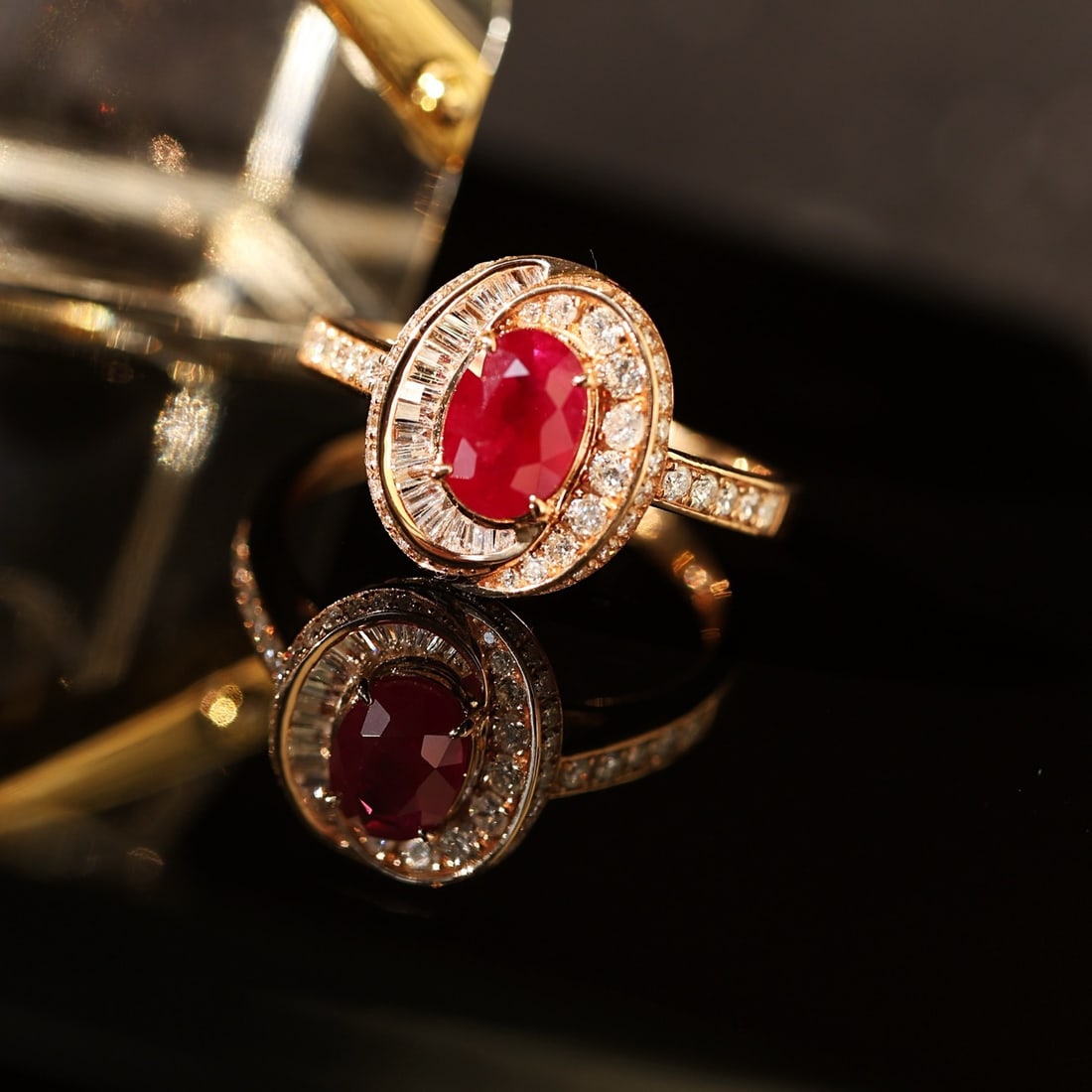 14k Gold 1.88 Ctw Natural Ruby & Diamond Ring - 6