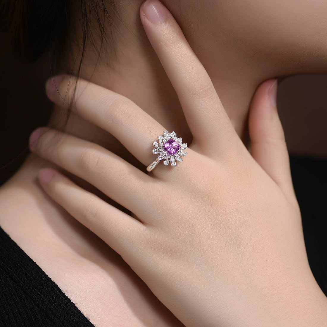 14k Gold 3.18 Ctw Natural Sapphire & Sapphire Ring - 5