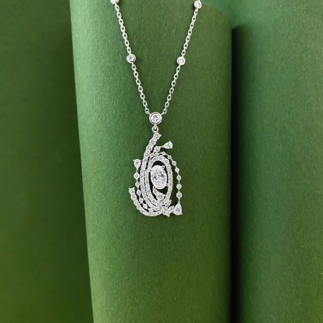Gia Certified 14k Gold 1.58 Ctw Natural F Vs2 Oval Diamond Necklace: Ref:231067037 // gold content:14k gold // main gemstone:diamond // certified:gia // shape:oval // carat weight:0. 5ct // clarity grade:vs2 // color:f // treatment:natural // cut grade:ex // //