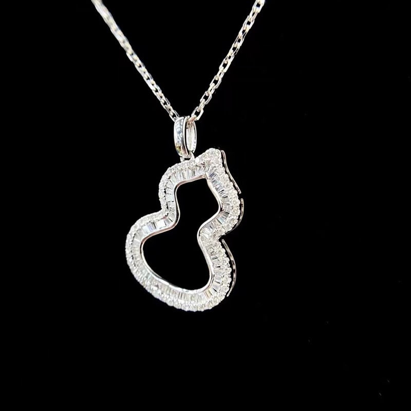 14k Gold 0.4 Ct Natural H Diamond Pendant( Without Chain ) - 2