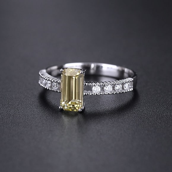 14k Gold 1.22 Ctw Natural Chrysoberyl & Diamond Ring - 3