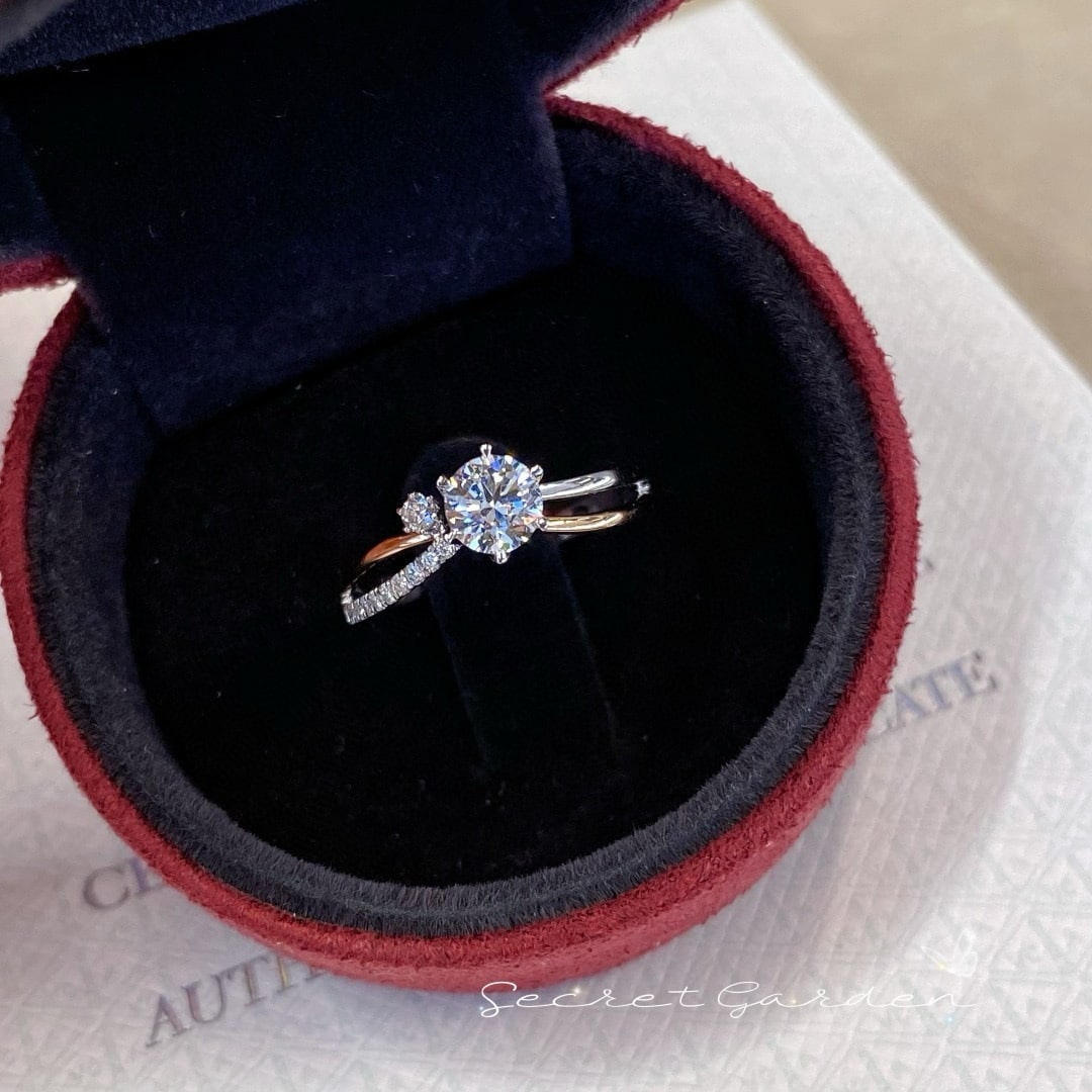 14k Gold 0.59 Ctw Natural H Diamond Ring: Ref:231068114 // gold content:14k gold // ring size:7. 25us // // main gemstone:diamond // shape:round // carat weight:0. 50ct // clarity grade:vs-si // color:h // treatment:natural // cut grade:g