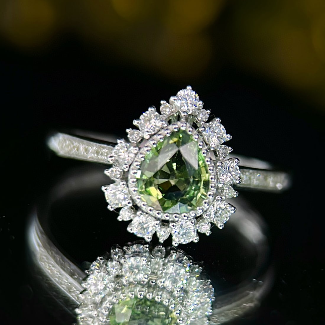 14k Gold 0.95 Ctw Natural Sapphire & Diamond Ring - 3