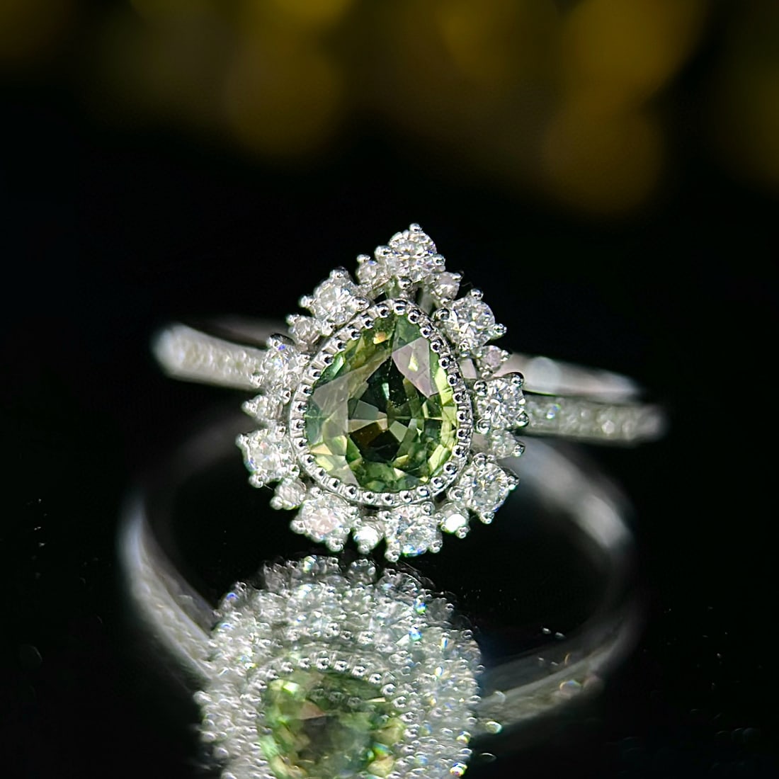 14k Gold 0.95 Ctw Natural Sapphire & Diamond Ring - 4