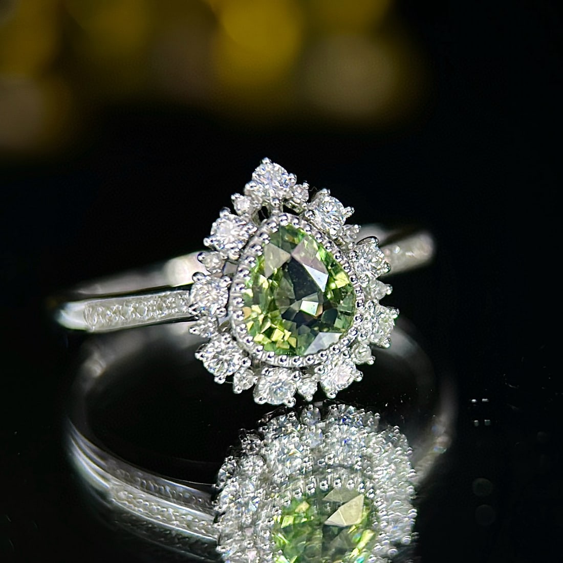 14k Gold 0.95 Ctw Natural Sapphire & Diamond Ring - 5