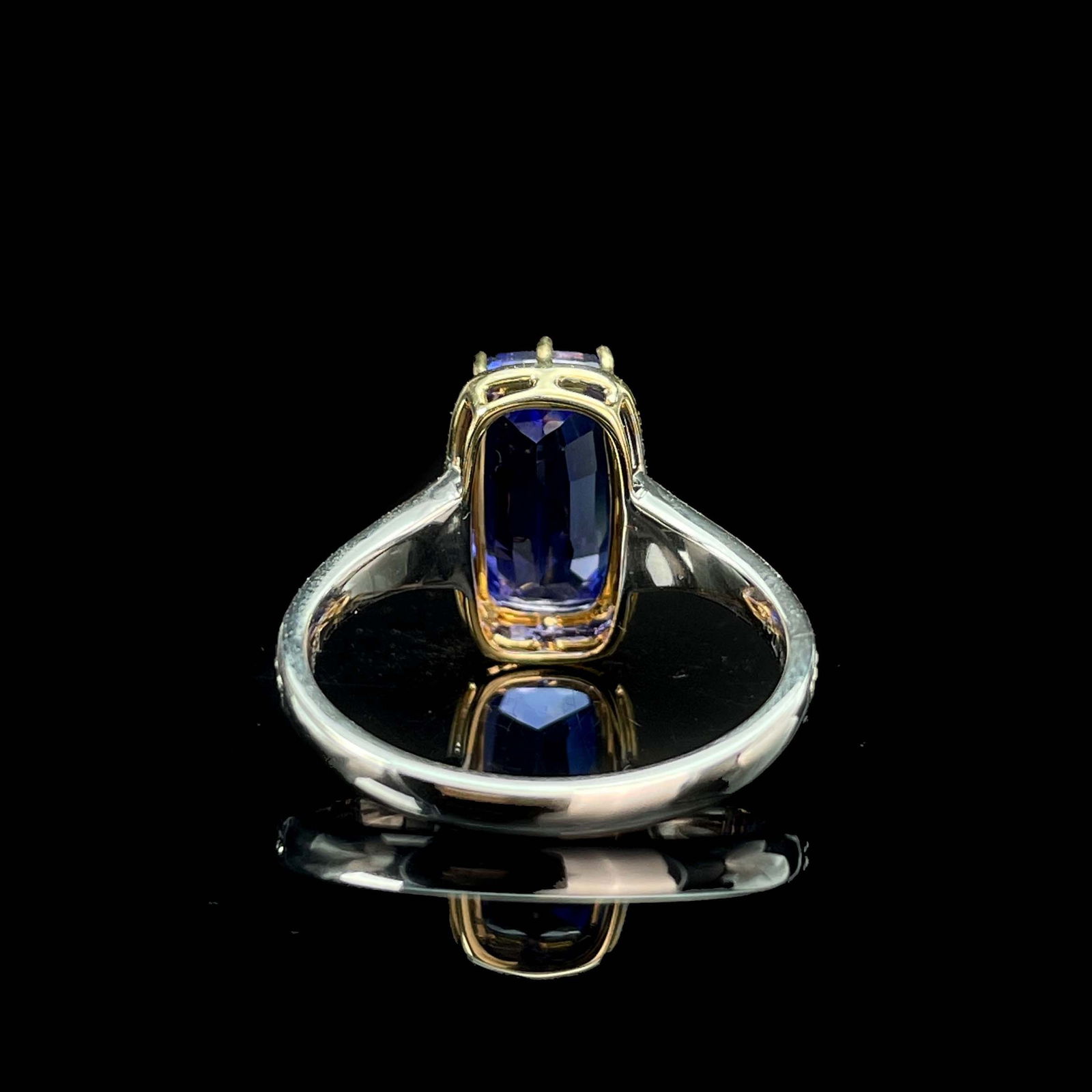 14k Gold 3.07 Ct Natural Tanzanite Ring - 5
