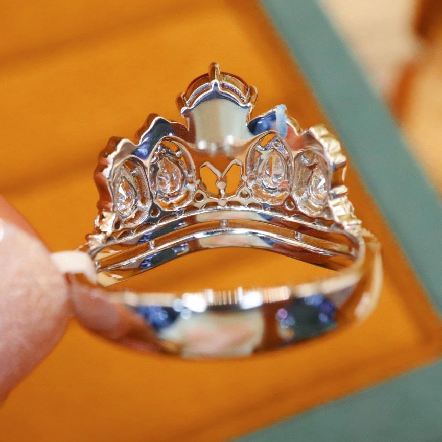 14k Gold 1.50 Ctw Natural Ruby & Diamond Ring - 2