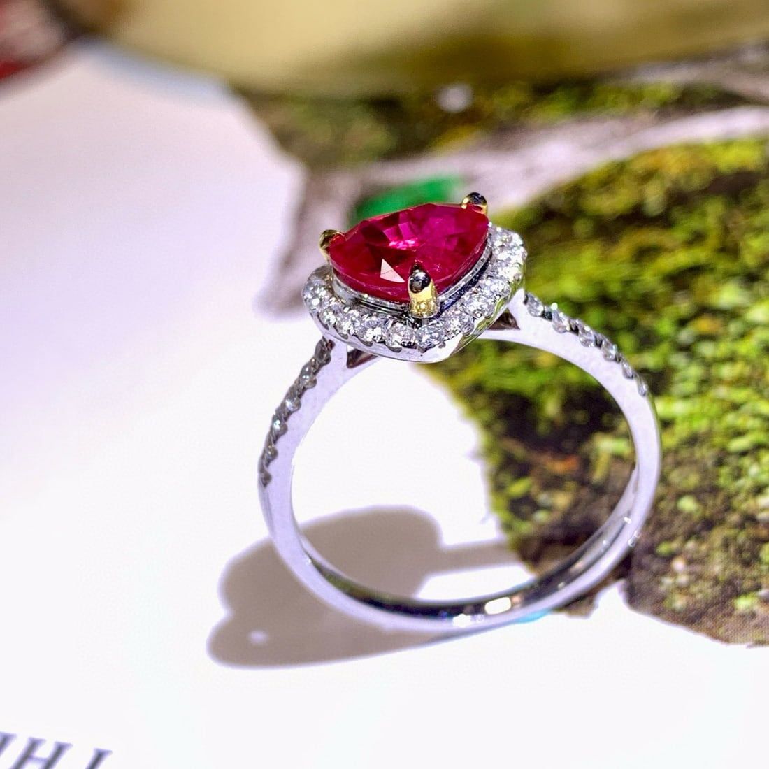 14k Gold 1.79 Ctw Natural Ruby & Diamond Ring - 3