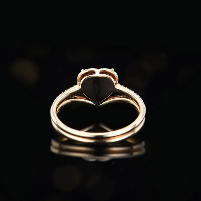 14k Gold 1.15 Ctw Natural Ruby & Diamond Ring - 6