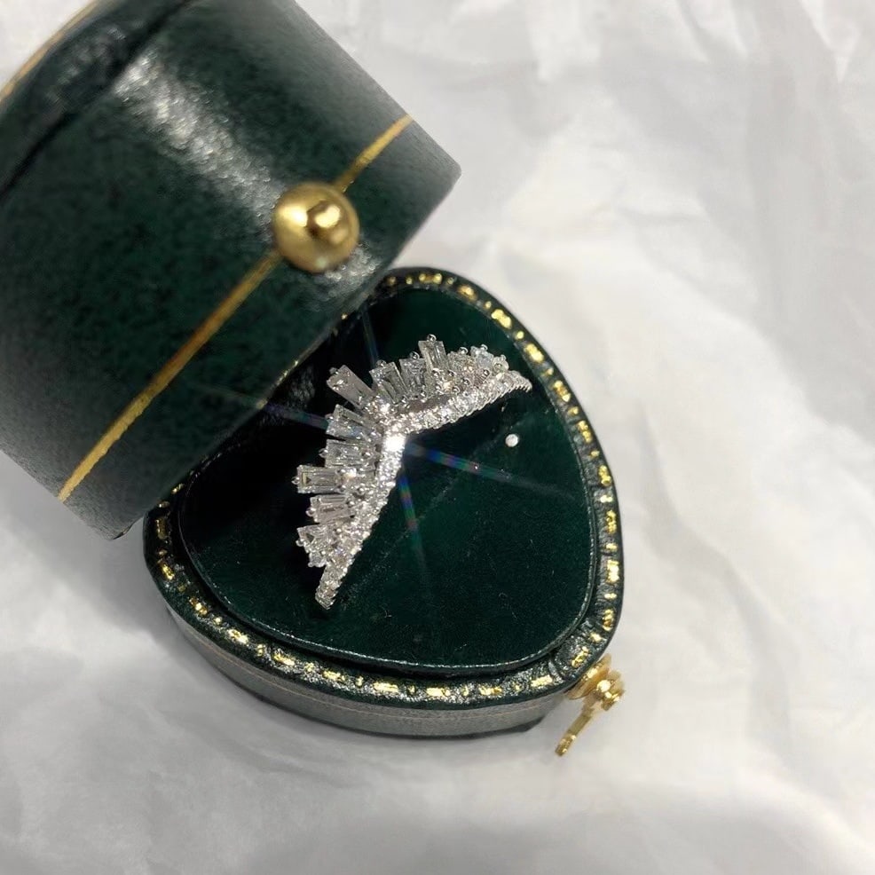 14k Gold 0.6 Ct Natural H Diamond Ring (1 of 6)