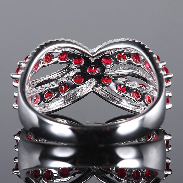 14k Gold 1.59 Ctw Natural Ruby & Diamond Ring - 4