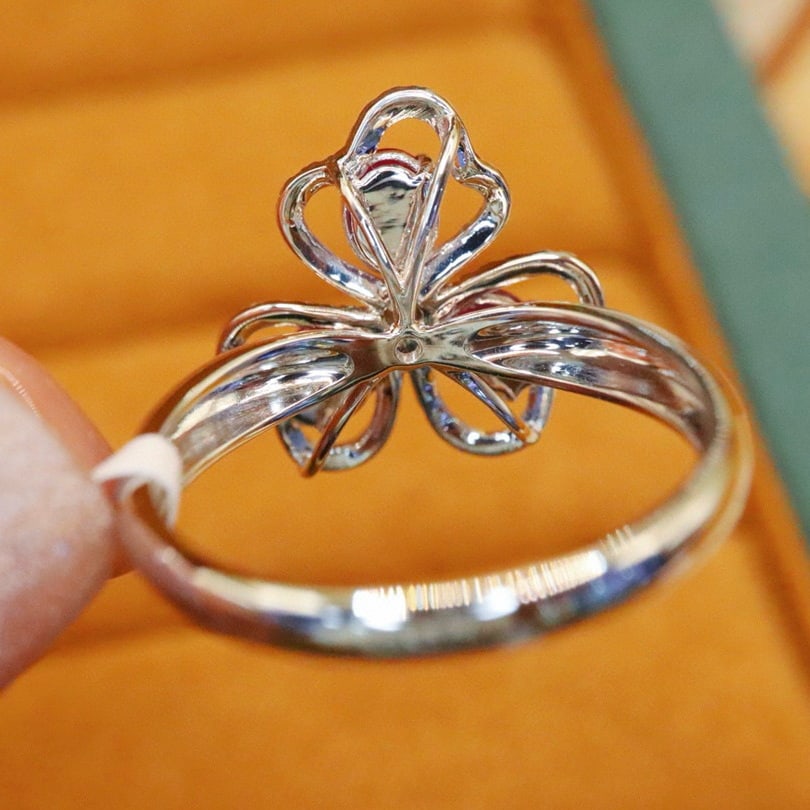 14k Gold 1.15 Ctw Natural Ruby & Diamond Ring - 4