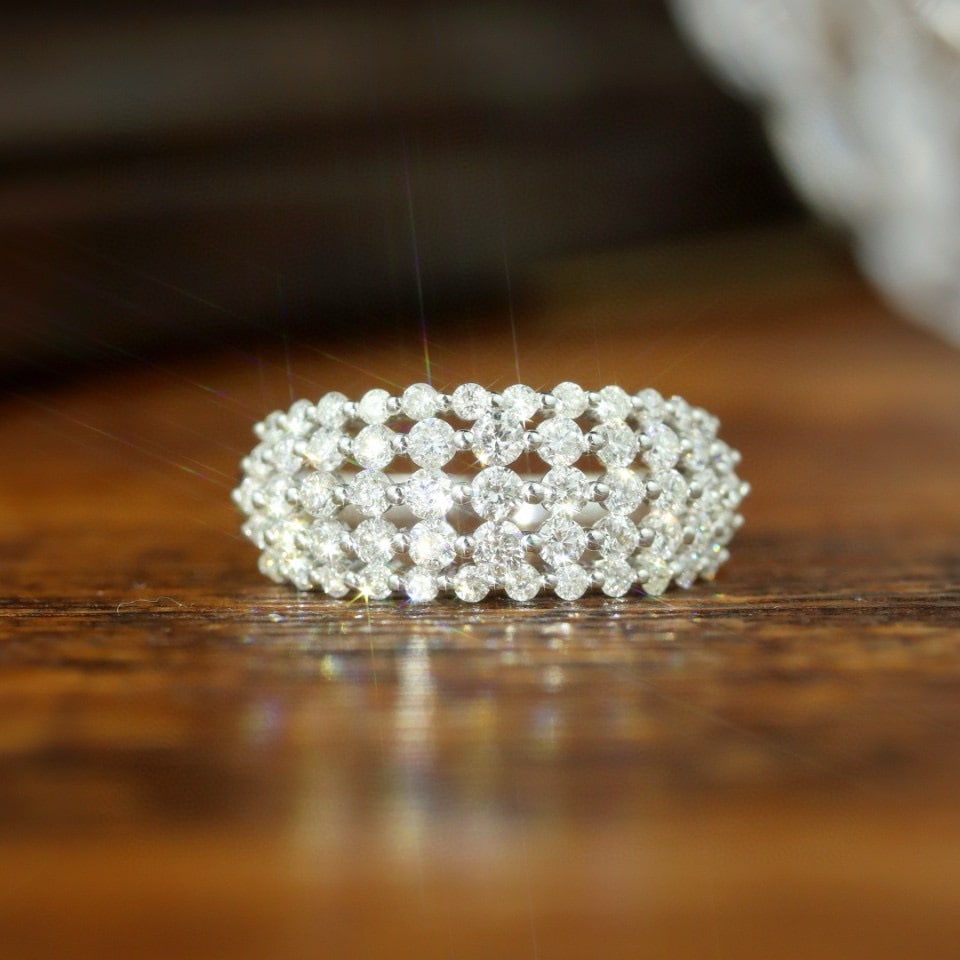 14k Gold 1.15 Ct Natural H Diamond Ring: Ref:230972401 // gold content:14k gold // ring size:7. 25us // // main gemstone:diamond // shape:round // carat weight:1. 15ct // clarity grade:vs-si // color:h // treatment:natural // cut grade:g