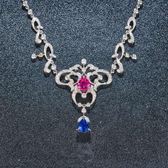 14k Gold 1.93 Ctw Natural Ruby & Diamond Ring - 8