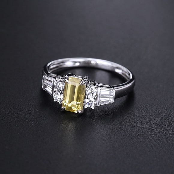 14k Gold 1.58 Ctw Natural Chrysoberyl & Diamond Ring - 4