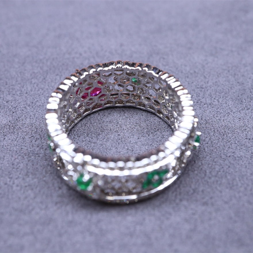 14k Gold 1.83 Ctw Natural Ruby & Diamond Ring - 6