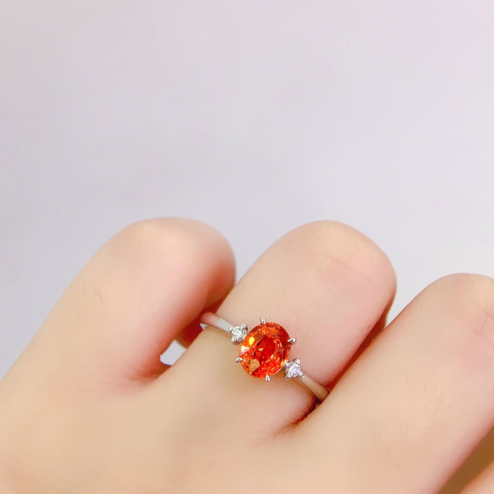 14k Gold 1.55 Ct Natural Sapphire & Diamond Ring - 6