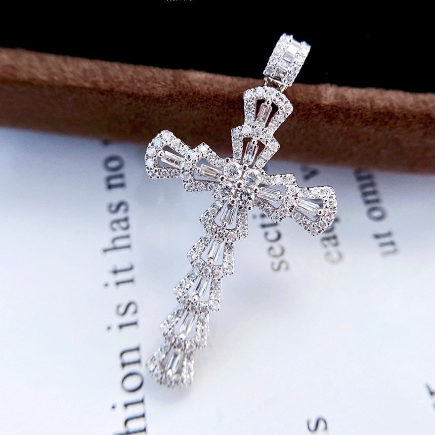 14k Gold 0.5 Ct Natural H Diamond Pendant( Without Chain ) - 2