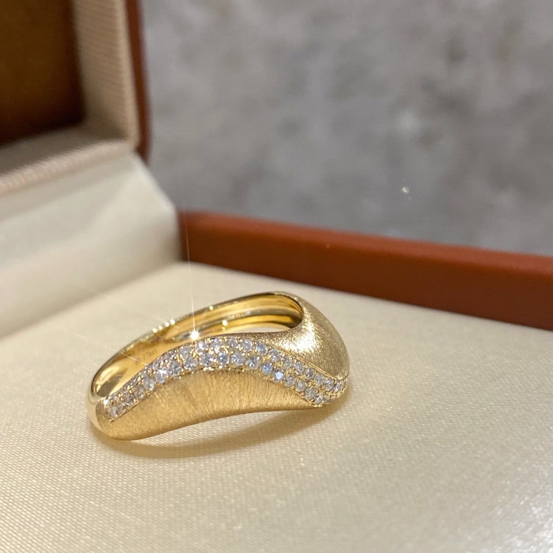14k Gold 0.28 Ct Natural H Diamond Ring (1 of 7)
