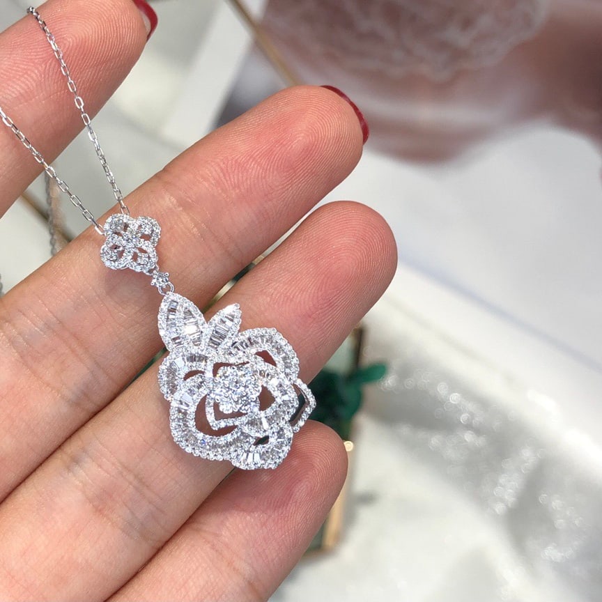 14k Gold 1.48 Ct Natural H Diamond Pendant( Without Chain ) - 6