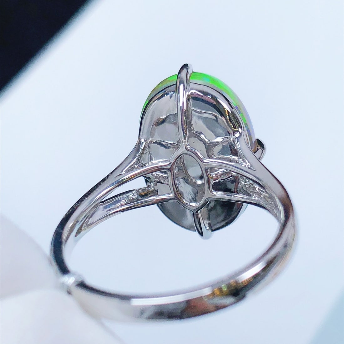 14k Gold 7.21 Ct Natural Opal Ring - 7